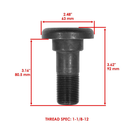 Caltric 63607 68237 7919BH Blade Bolt Kit For Bush Hog 105 1050HS 1050R 109 1109