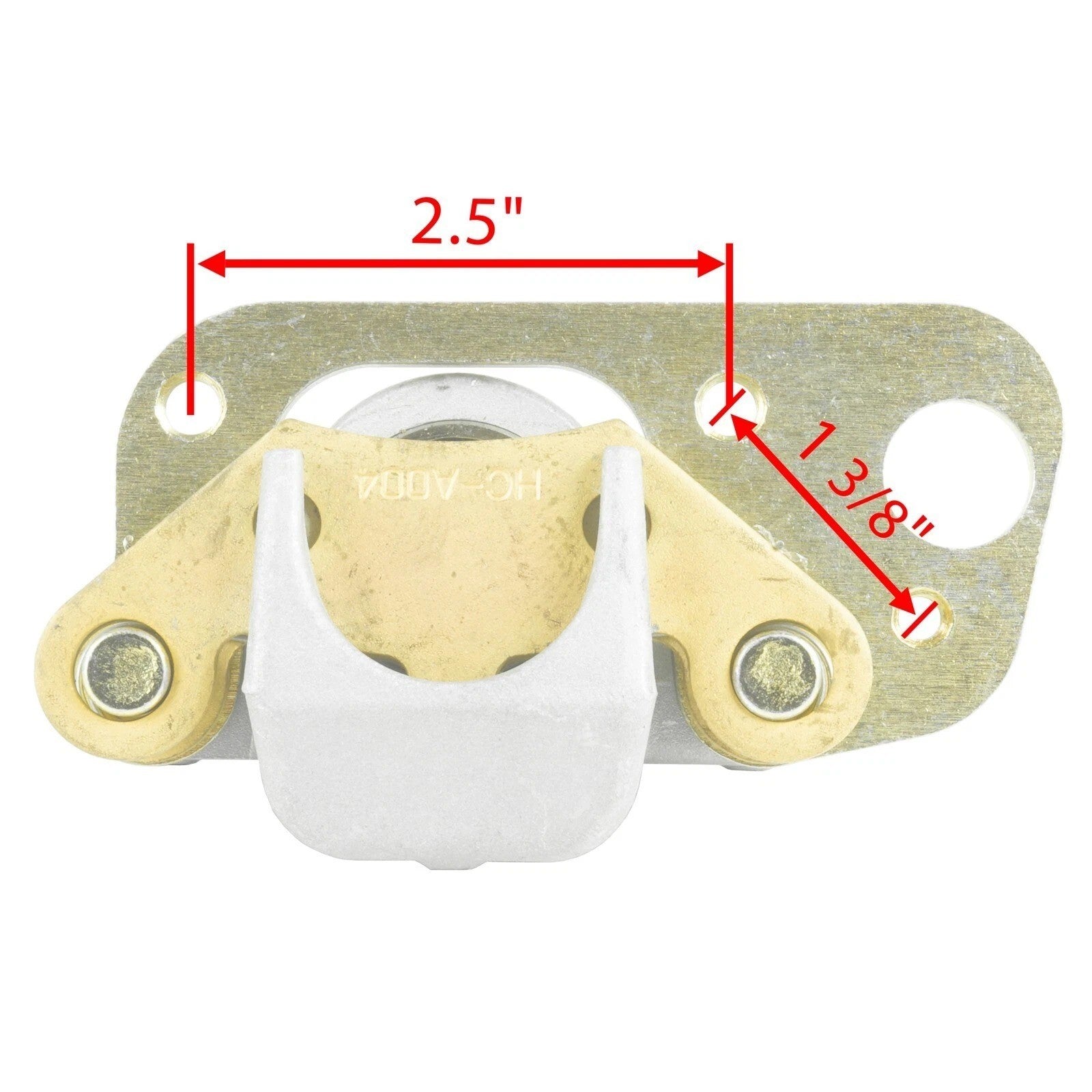 Front and Rear Brake Caliper w/Pads fits Polaris Scrambler 500 2x4 4X4 2001-02