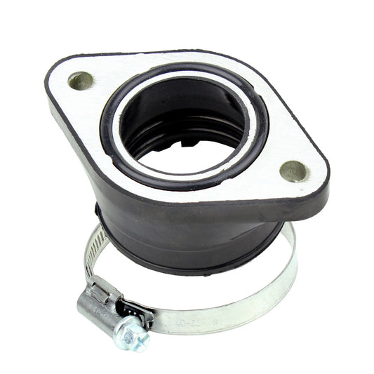 Right Carburetor Intake Manifold Boot W/Clamp for Suzuki 13110-45100