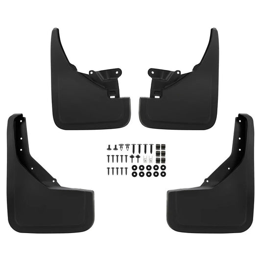 4Pcs Black PP Front & Rear Mud Flaps Splash Guards For Ford Bronco 2021-2024 New