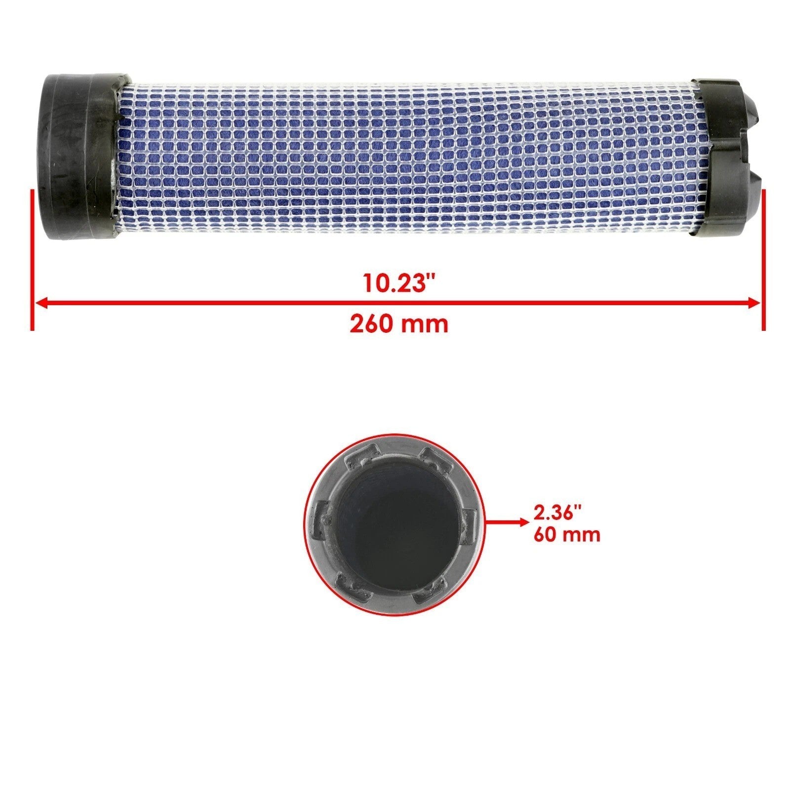 Caltric 2508304 2508304-P 2508304-S KH2508304S Inner Air Filter for Kohler