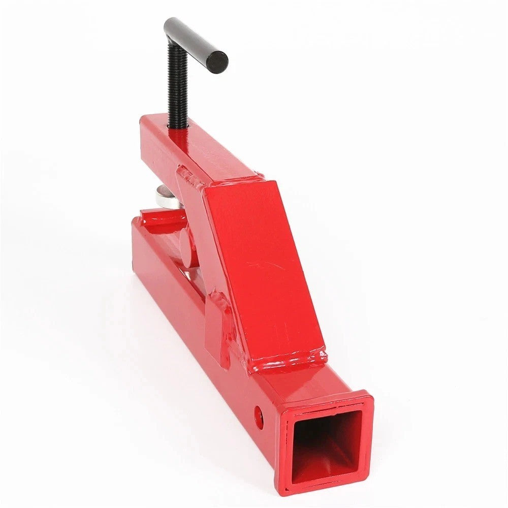 Receiver Hitch 2" Clamp On Trailer Tractor Bucket Mount Adapter For Deere Bobcat
