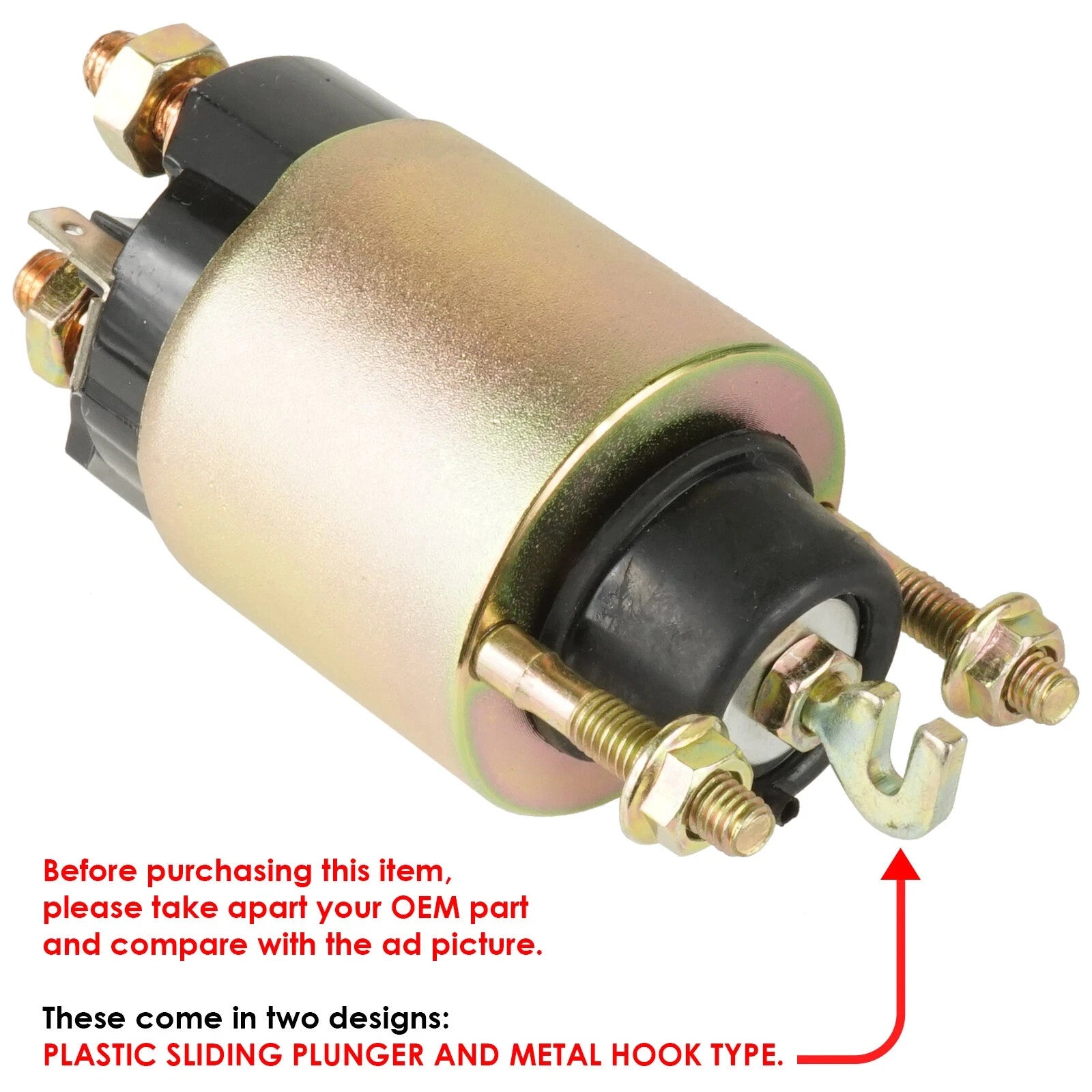 for John Deere Tractor Lawn 180 185 260 265 Kawasaki 17HP 86-94 Starter Solenoid