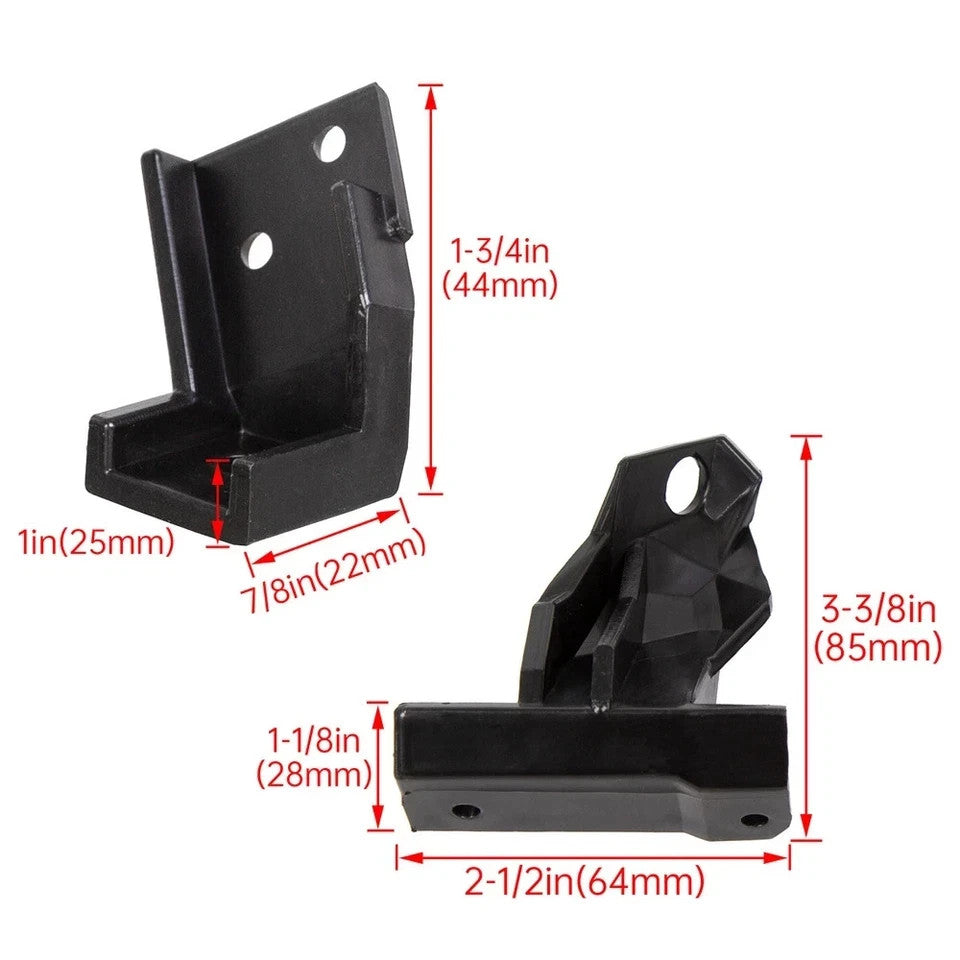 For 2002-2009 GMC Envoy Saab Ascender 9-7x Driver Door Panel Bracket Combo Pack
