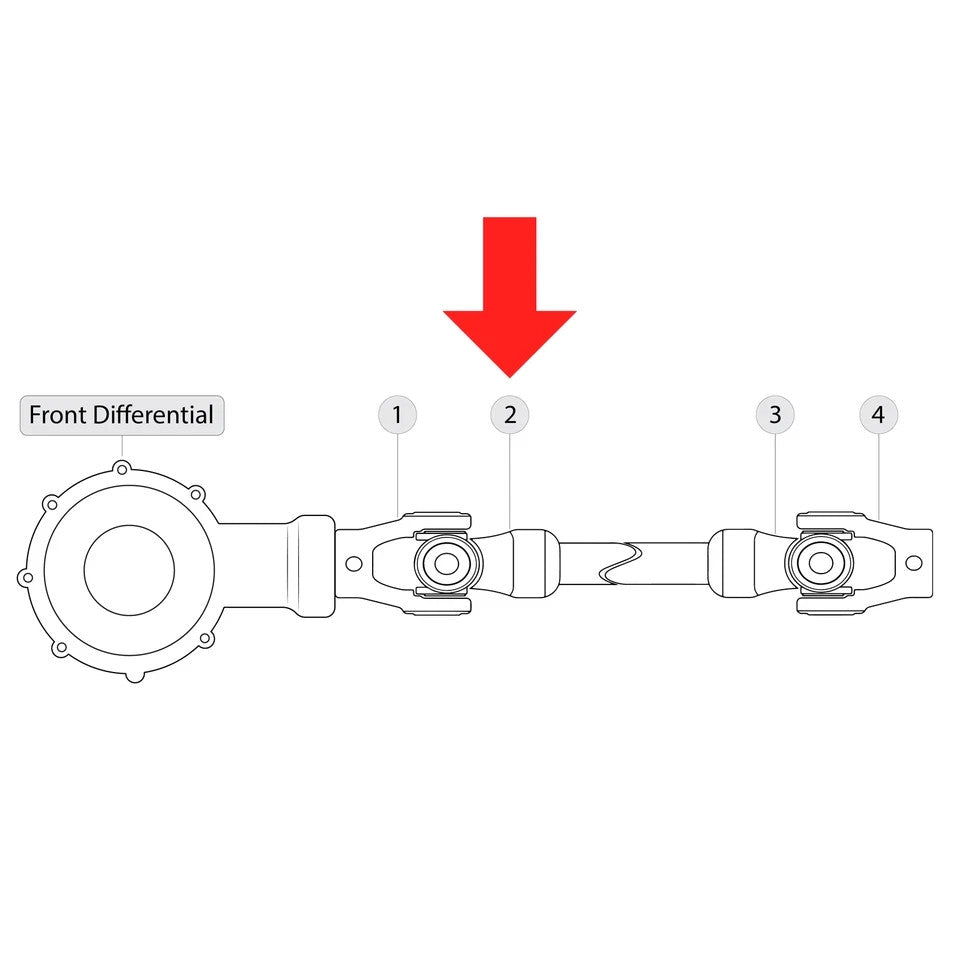 Front Propeller Drive Shaft Coupling Yoke For Can-Am Outlander 500/Max 500 06-12