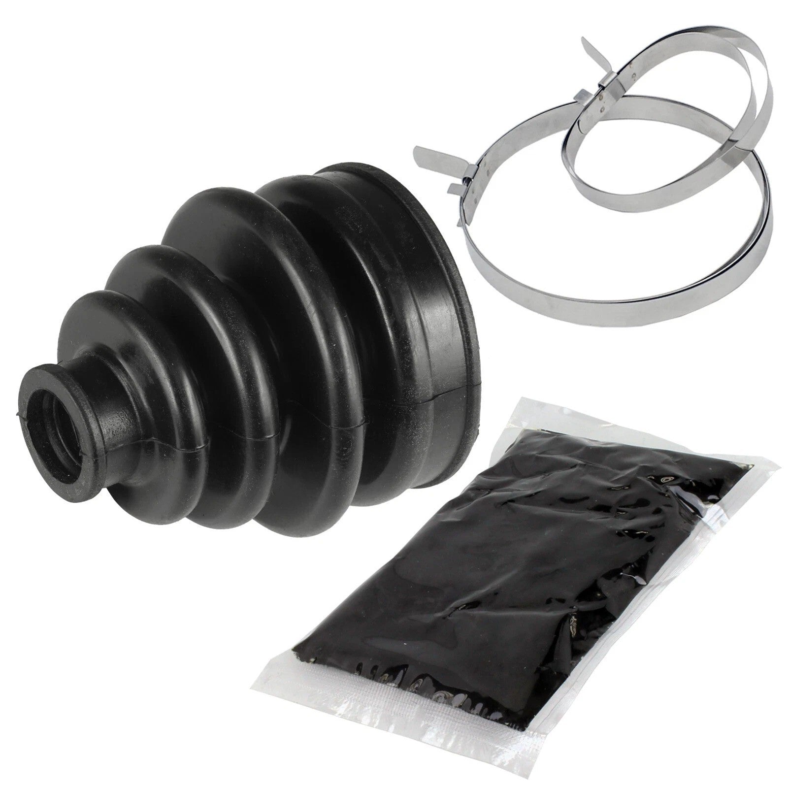 Front Axle Outer CV Boot Kit for Kawasaki Prairie 400 KVF400A 4X4 1997-2002