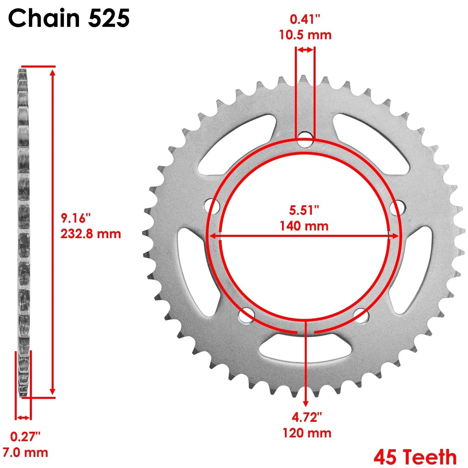 Drive Chain & Sprockets Kit for Suzuki GSX-R600 GSXR600 2001-2005