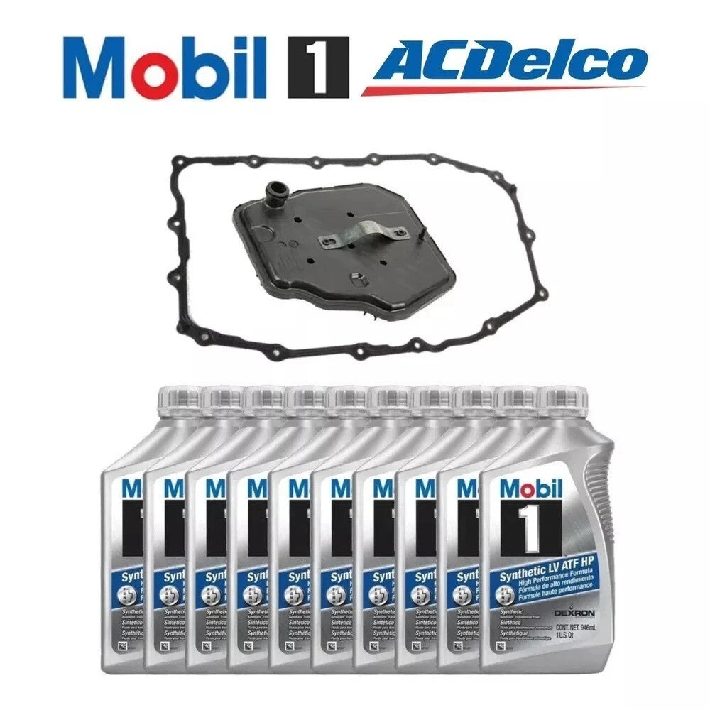 ACDelco 8L90 Transmission Service Kit Mobil1 Fluid For 15+ Chevy/GMC Trucks SUVs