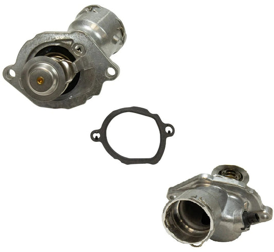 Engine Coolant Thermostat with Housing & Temp Sensor for Mercedes Benz Dodge