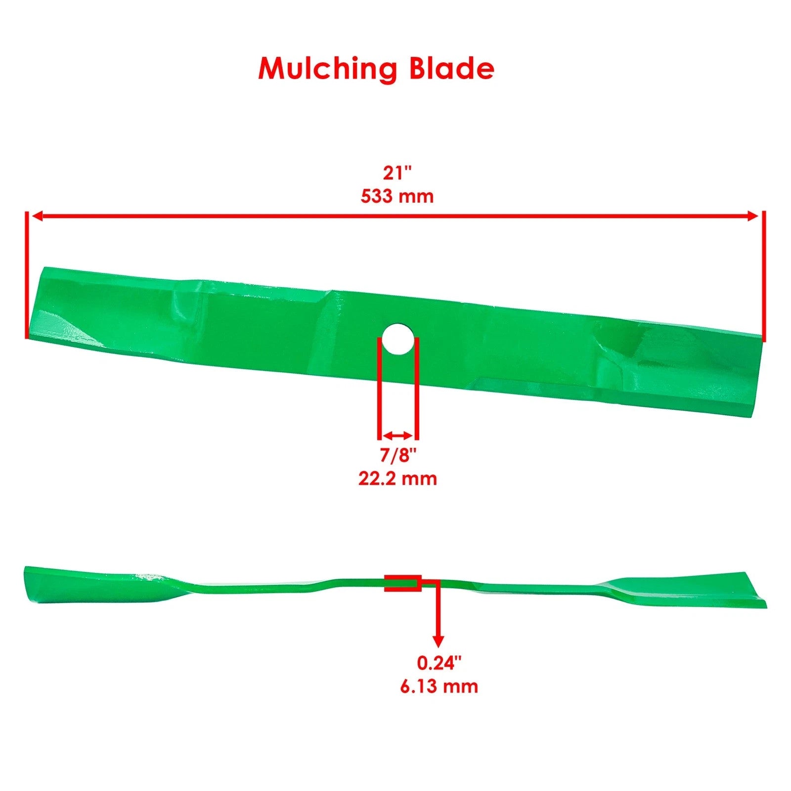 60" Deck Blades for John Deere Z530R Z540R Z545R Z665 ZTrak Mower / M163983