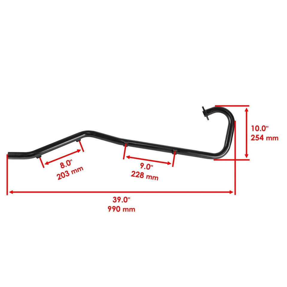 Exhaust Muffler & Pipe w/ Gaskets For Kawasaki Brute Force 750 KVF750 4x4 08-11