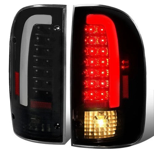 For Toyota Tacoma 1995-2000 LED Smoke Replacement Tail Lights Driver & Passenger