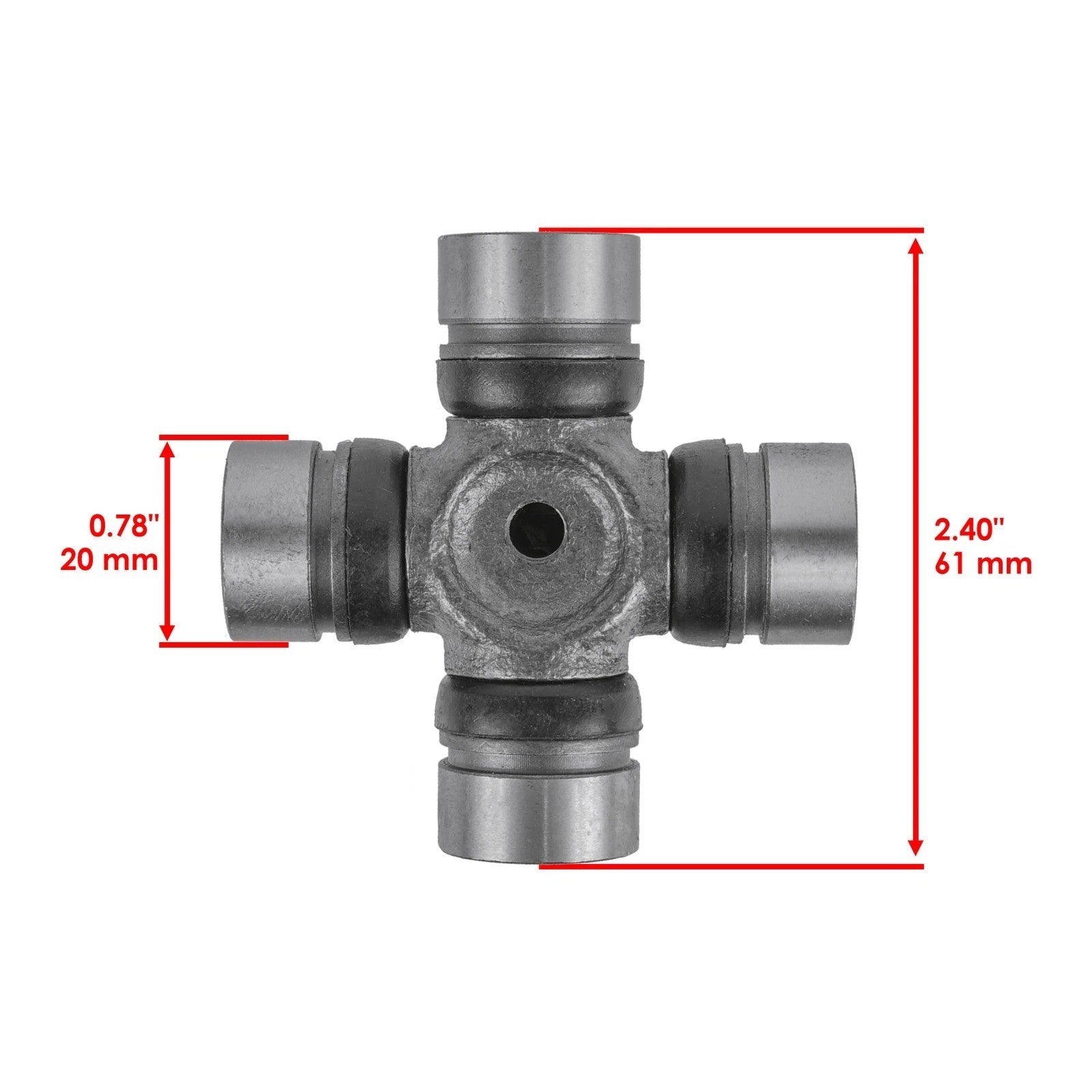 Rear Drive Shaft U-Joint for Yamaha Big Bear 400 YFM400 4X4 2007-2012