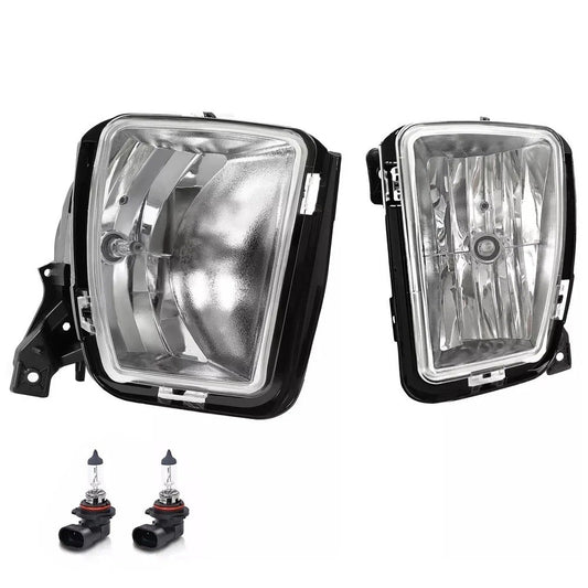 For Dodge Ram 1500 2013 2014 2015 2016 2017 2018 Clear Fog Lights Lamps w/ Bulbs