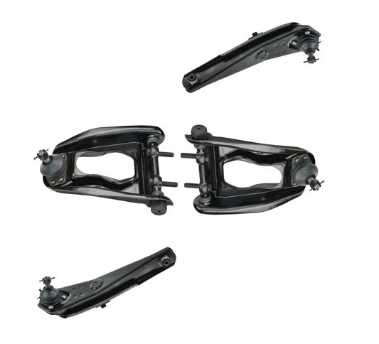 Front Upper Lower Control Arm Ball Joint Suspension Kit Set 4pc for Mustang New