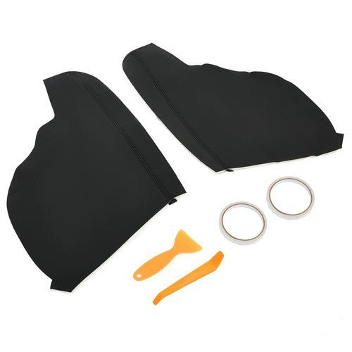 Leather Front Door Panel Armrest Cover Black Fits For 2011-2017 Honda Odyssey