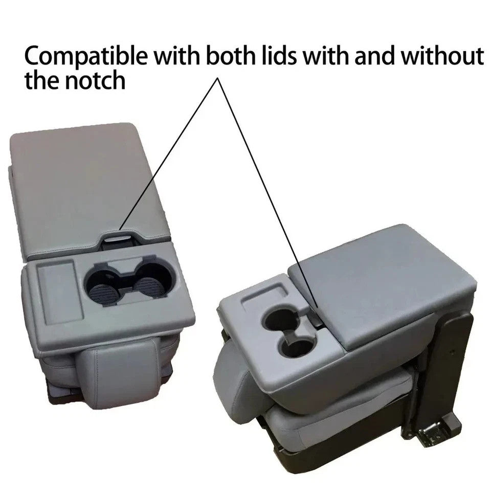 For Ford F150 2010-2018 Gray Center Console Jump Seat Lid Latch