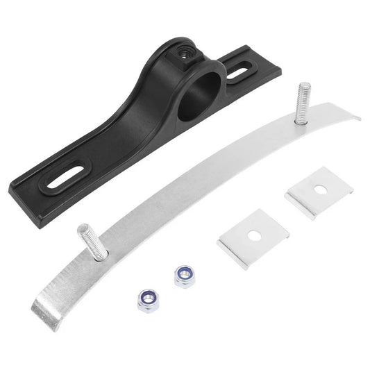 Black For Universal Powder Coated Galvanized Steel Poly Fender Mounting Kit