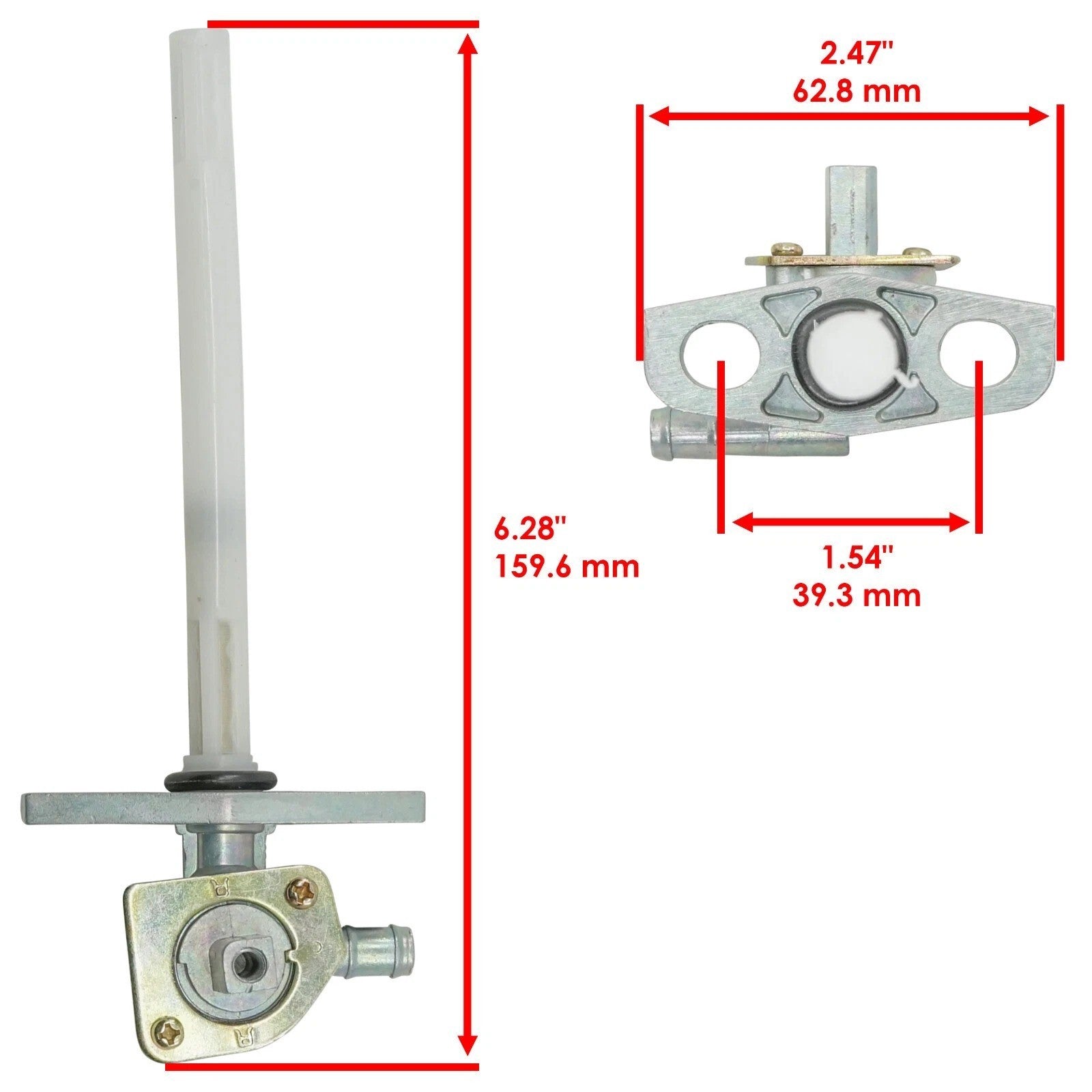 Caltric Fuel Valve Petcock For Honda Rancher 350 TRX350FM 4x4 S 2000-2003