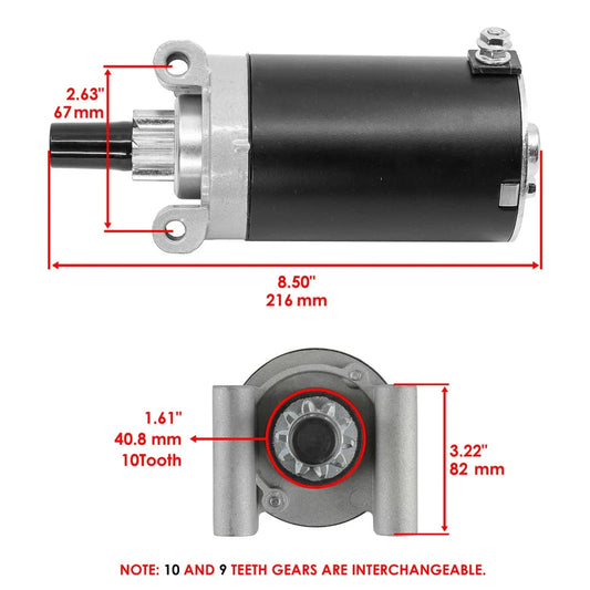 Starter for Cub Cadet i1046 i1050 GT2000 GTX1054 LGT1050 LT1045 SLTX1050 1054