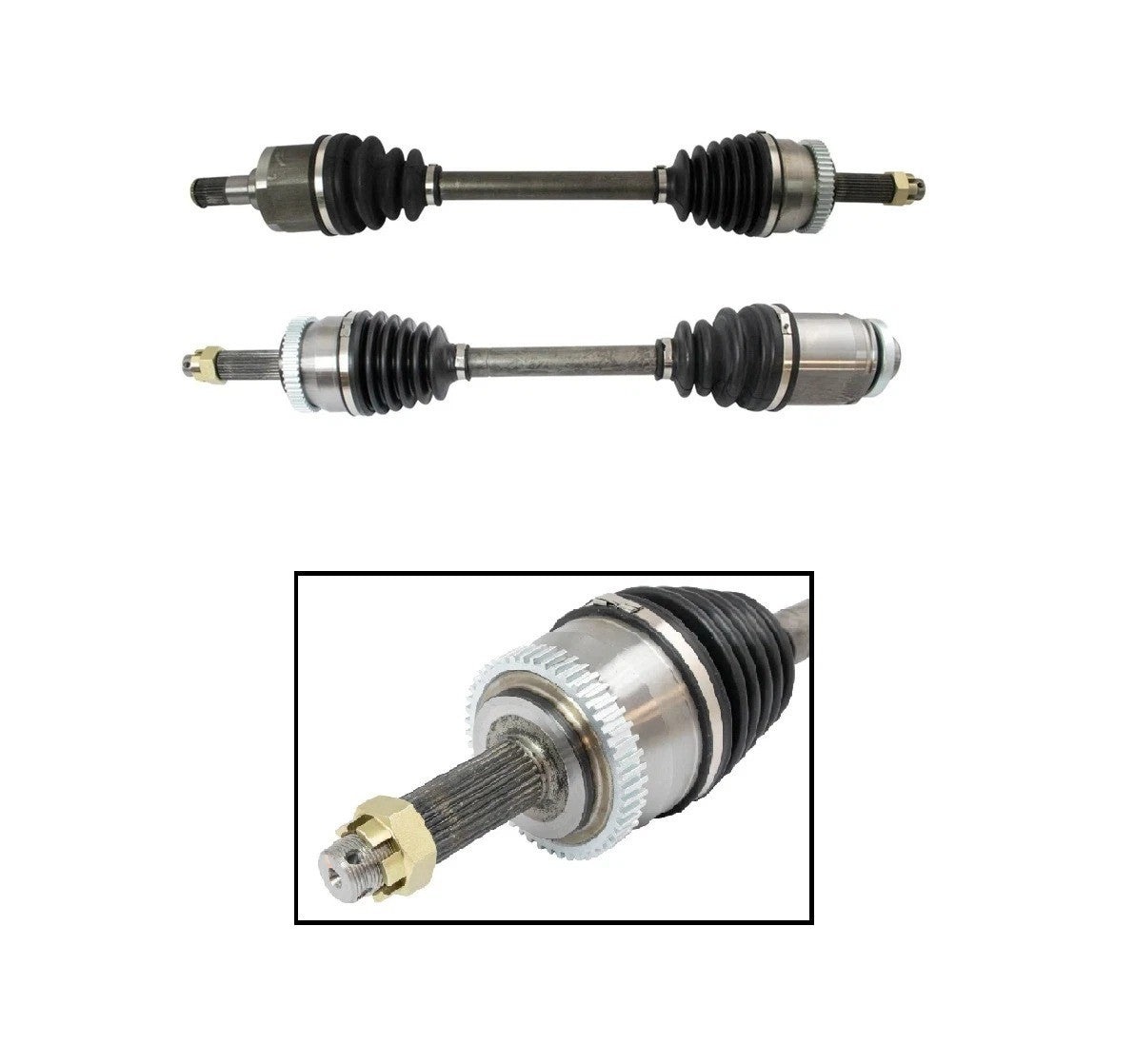 Front CV Axle Shaft Set For 2005-2009 Hyundai Tucson 2005-2010 Kia Sportage