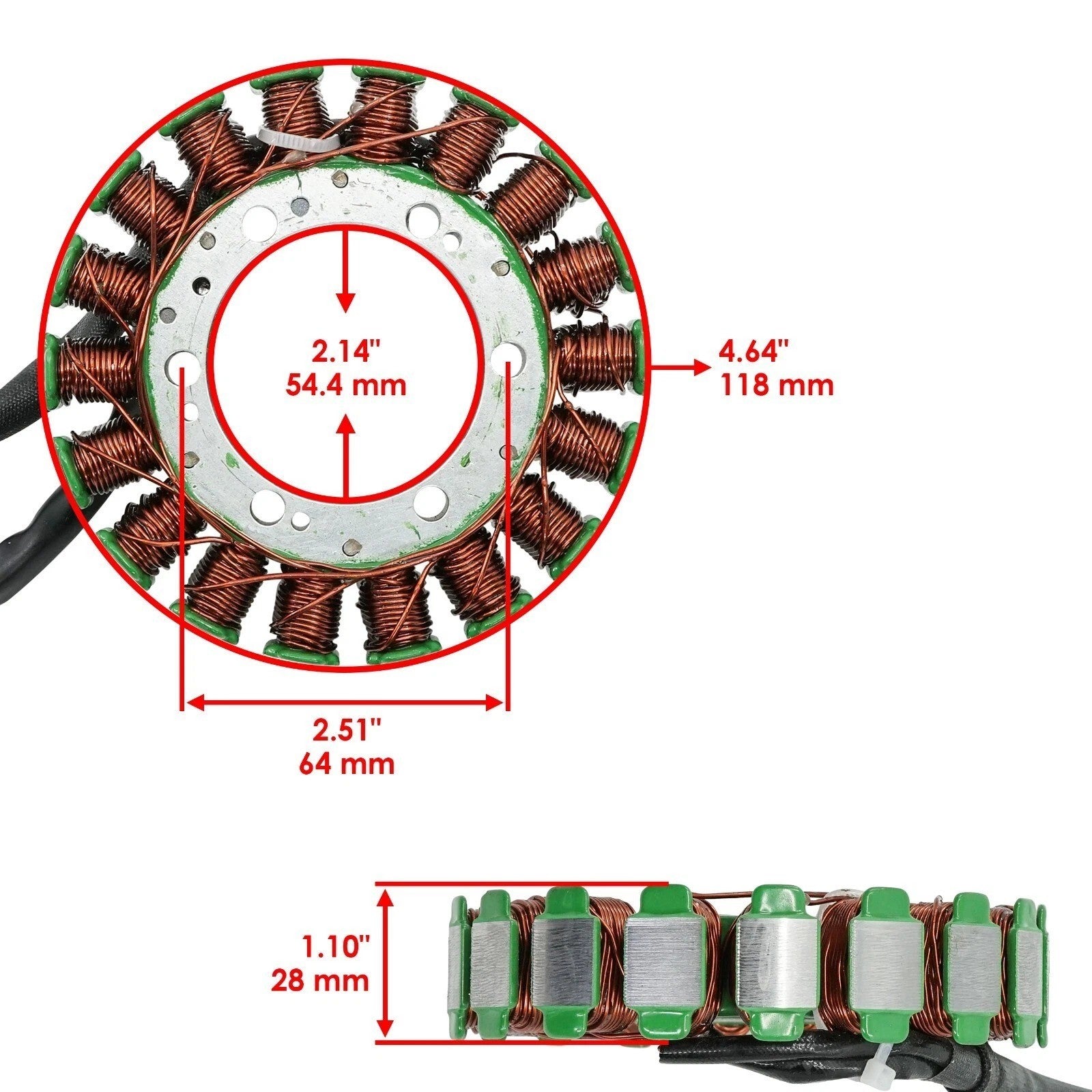 Stator for Honda 31120-MEG-003 Stator Generator Alternator Magneto / VT750C