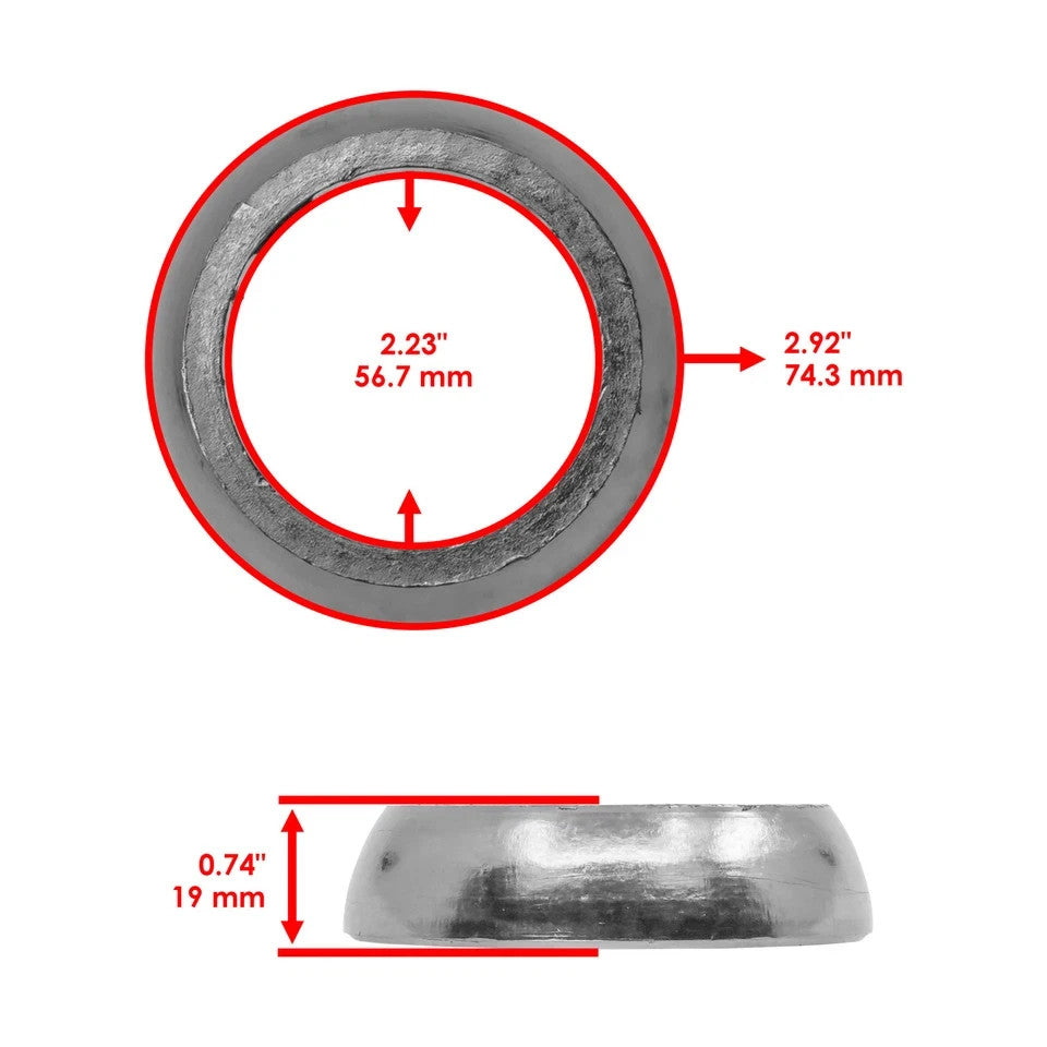 Exhaust Muffler Gasket For Can-Am CanAm Maverick X3 4x4 Turbo 2017-2023