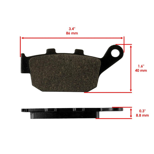 Front And Rear Brake Pads For Suzuki GSX250R 2018-2020 / GSX250R ABS 2019-2023