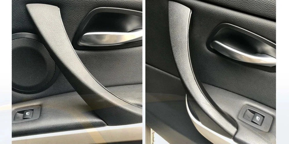 Passenger Inner & Outer Door Panel Handle Pull Trim Cover For BMW E90 328i 04-12