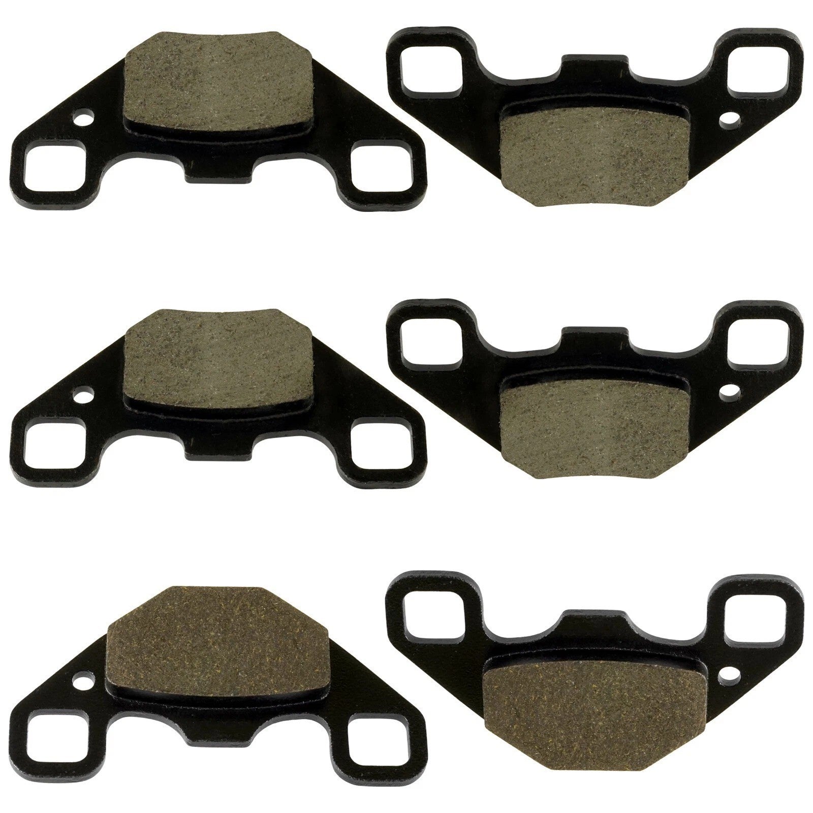 Front And Rear Brake Pads for Polaris RZR 170 2009 2010 2011 2012 2013 2014-2016