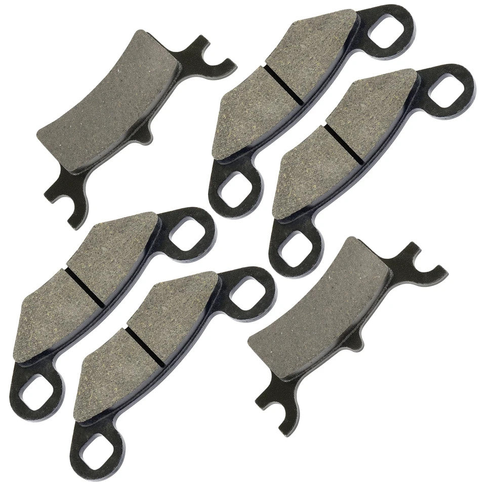 Front Rear Brake Pads for Polaris Scrambler 500 2005 2006 2007 08 09 10 2011-13