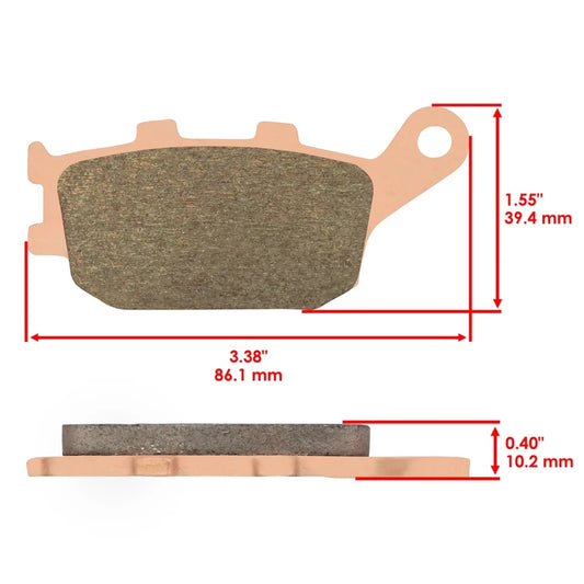 Front And Rear Brake Pads for Suzuki SV1000 SV1000S 2003 2004 2005 2006 2007