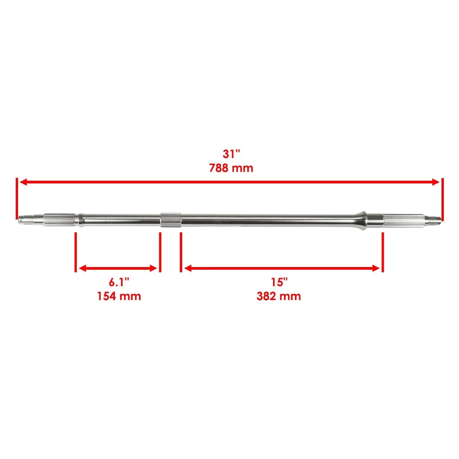 Caltric Rear Axle Shaft for Honda 42311-HA8-000 Rear Axle Shaft TRX250 85-87