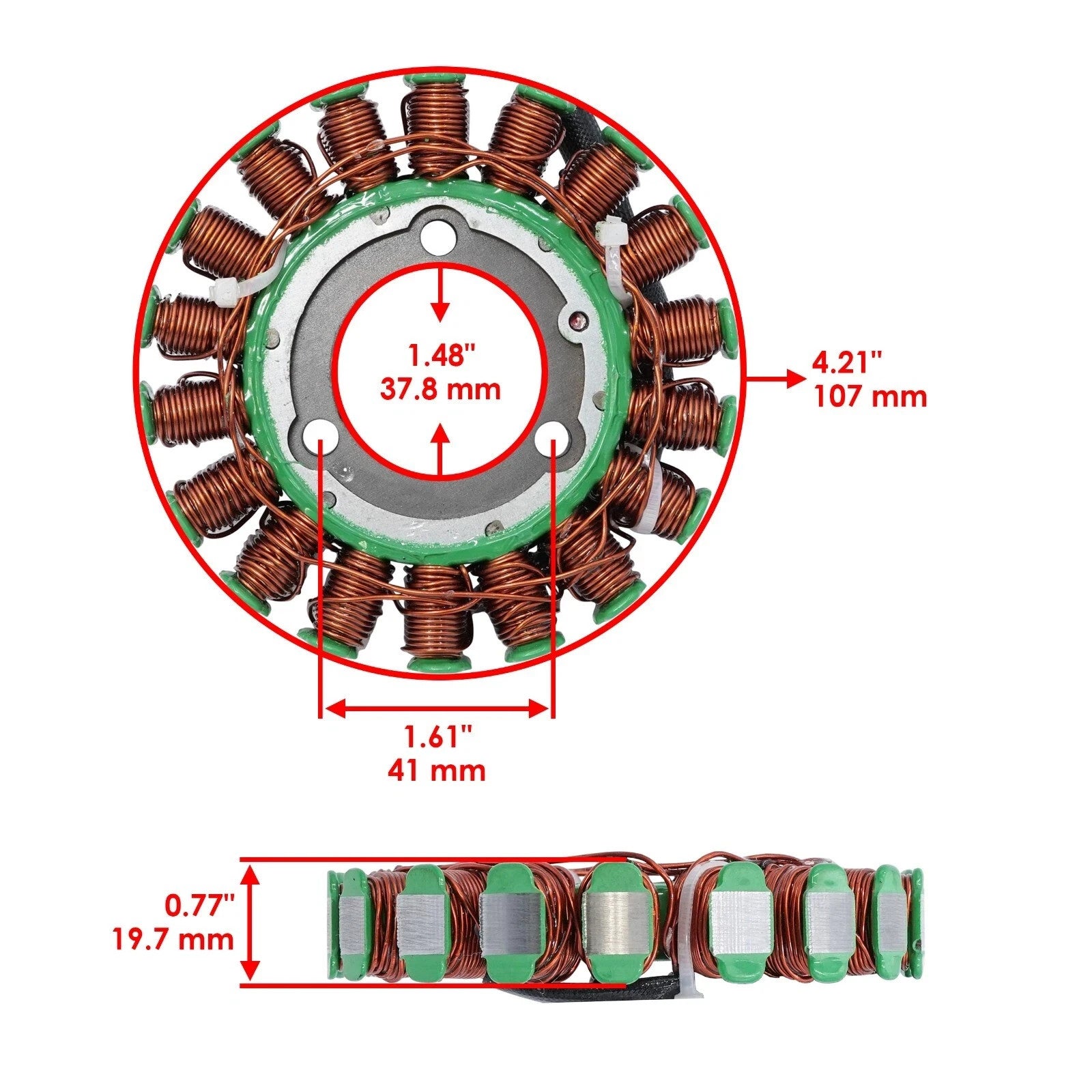 Stator & Regulator Rectifier for Suzuki GSXR600 GSX-R600 2006-2024 W/Gasket