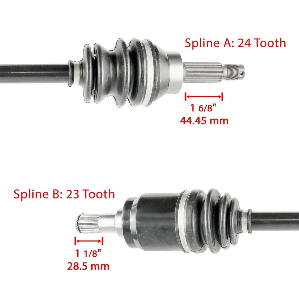 Front Rear Left Right CV Joint Axle Shaft for Honda Pioneer 700 SXS700 2014-2022