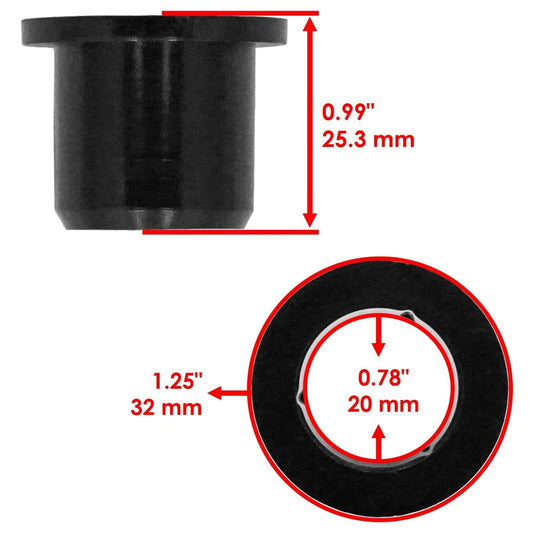 4 Pivot Bar Bushing for MTD 7410660A 7410660 9410660 741-0660A 741-0660 941-0660
