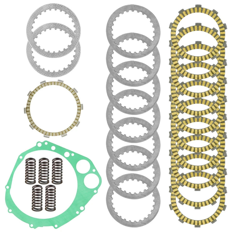 Clutch Friction Plates Gasket Springs Kit for Suzuki GSXR750 GSX-R750 2000-2003