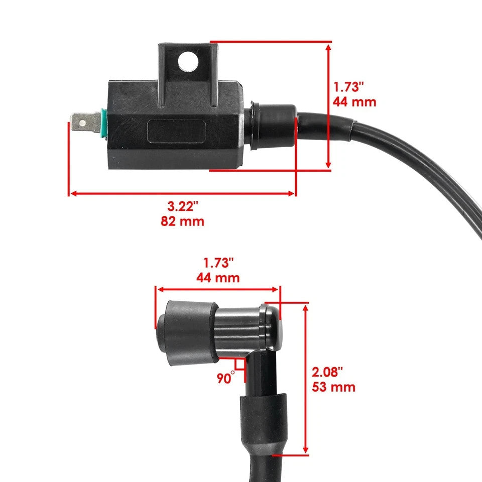 Ignition Coil for Kawasaki Bayou 400 4x4 KLF400 1993 1994 1995 1996 1997 98 1999