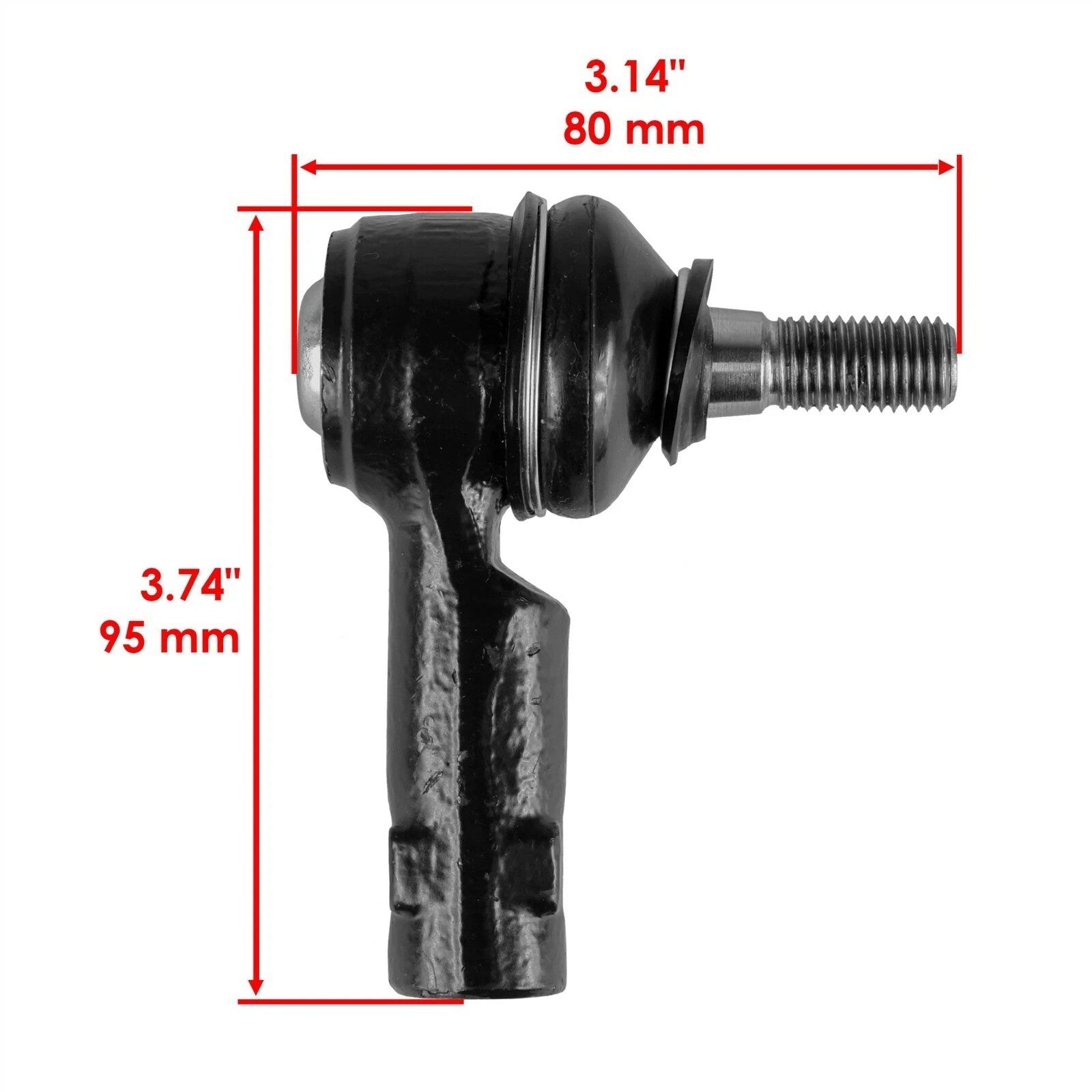 2x Tie Rod End 45 Deg For Polaris RZR XP 1000 2017 2018 2019 2020