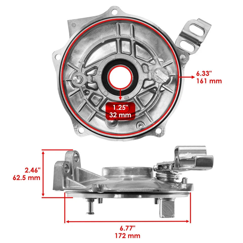 Rear Brake Panel For Honda Fourtrax Recon 250 TRX250 2x4 97-2026 / 43010-HM8-000