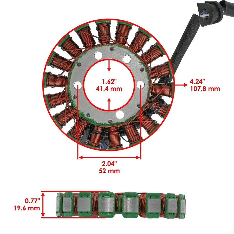 Stator & Gasket for Suzuki Quadracer 450 LTR450 Lt R450 2006 2007 2008 Magneto