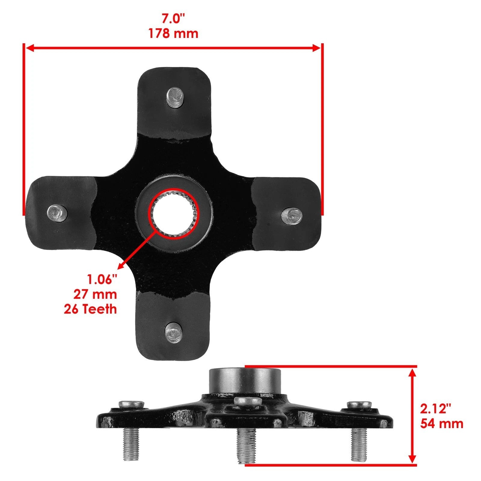 Rear Right/Left Wheel Hub Can-Am Commander 1000 2011 13-14/ DPS 2013-14 / X 2013