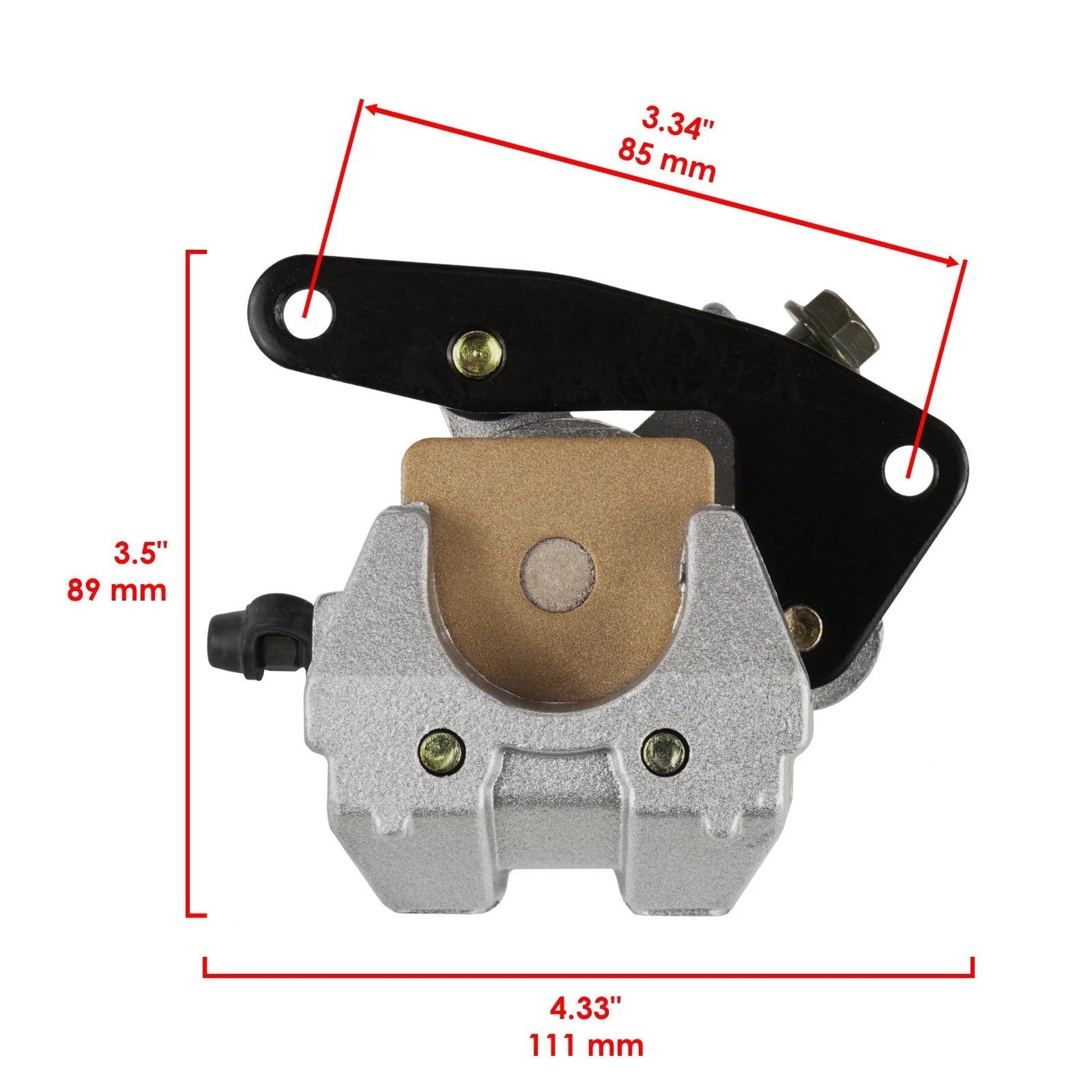 Front And Rear Brake Caliper W/Pads for Yamaha Banshee 350 YFZ350 1990-2001
