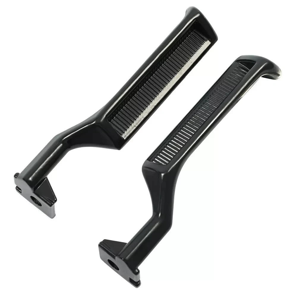 Black Metal Inside Door Handles Pair LH RH For 87-96 Ford F150 F250 F350 Truck