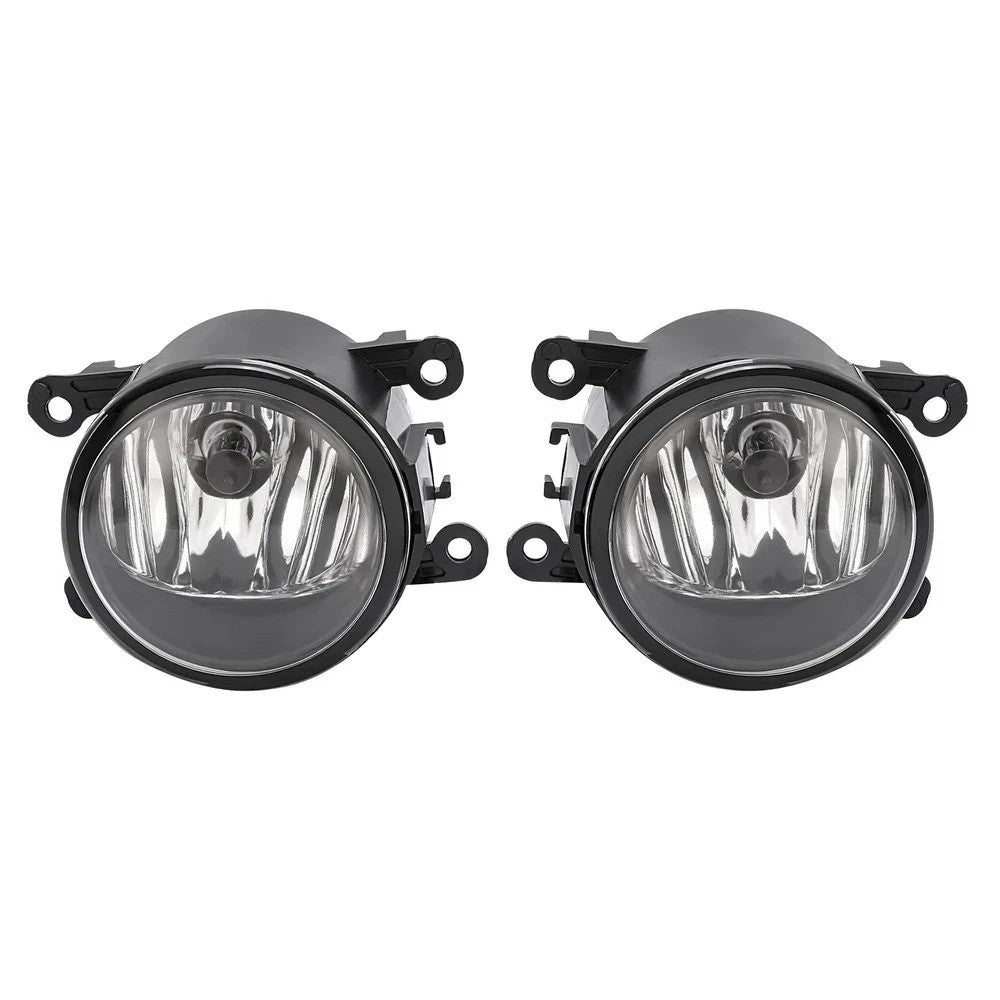 HECASA Bumper Fog Lights Driving Lamp & Bezel W/Bulbs For Ford Mustang 2010-2012