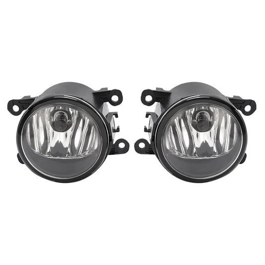 HECASA Bumper Fog Lights Driving Lamp & Bezel W/Bulbs For Ford Mustang 2010-2012