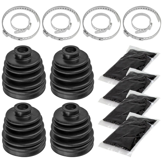 2 Rear Axle Inner And Outer CV Boot Kits for Polaris Sportsman 400 4X4 2001-2005