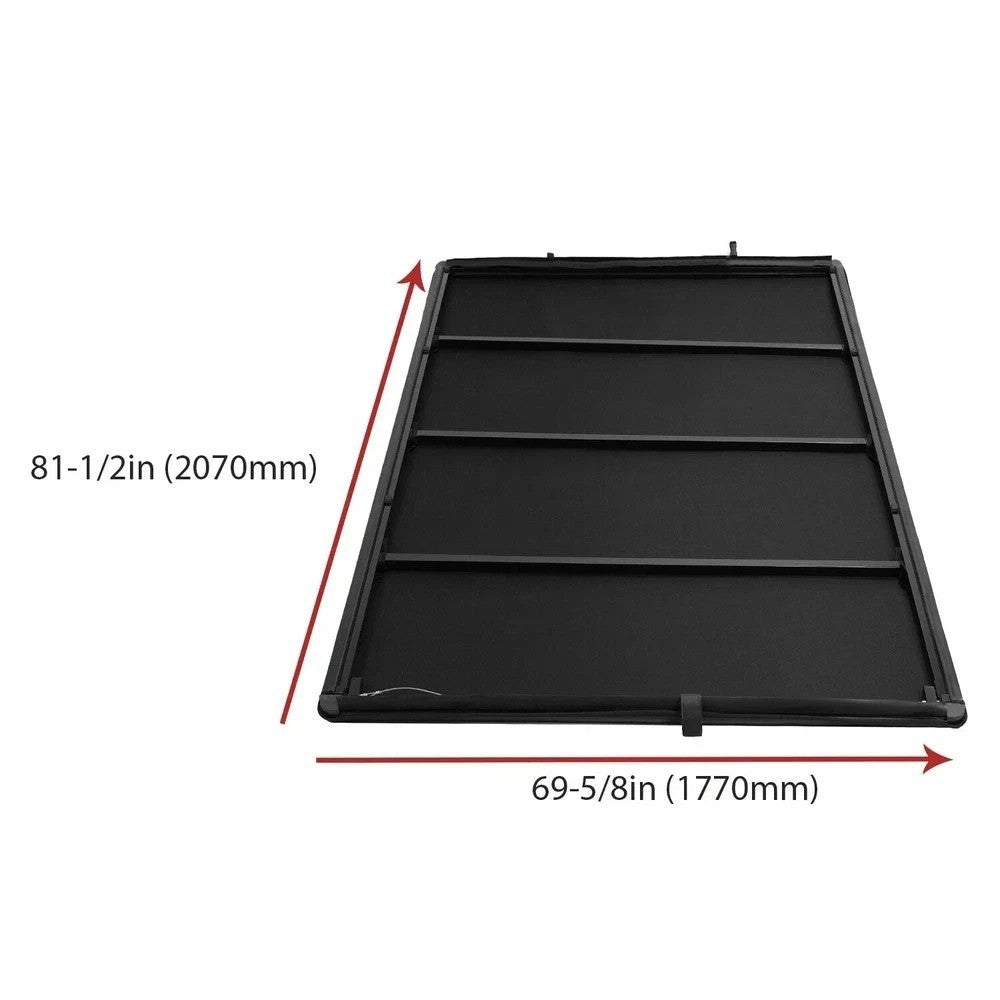 6.5FT Roll-Up Vinyl Tonneau Cover For Silverado Sierra 1500 07-14 Soft Truck Bed