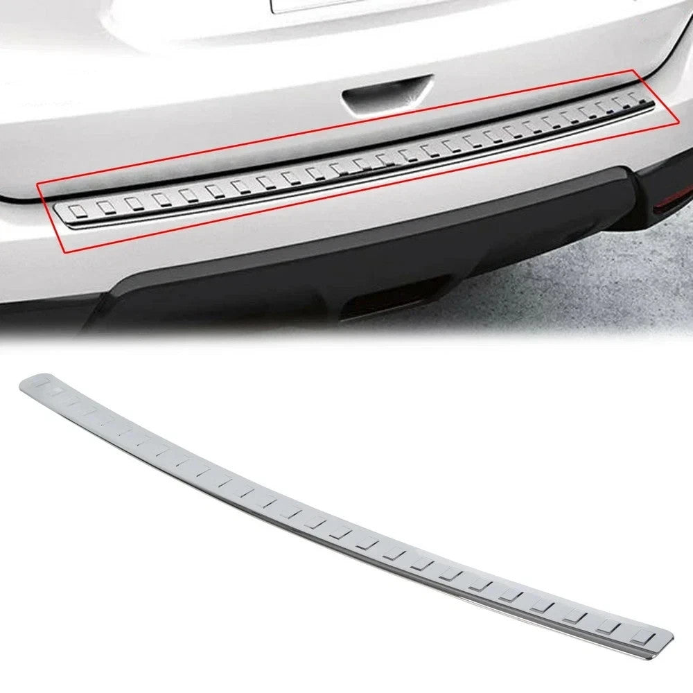 For 2014-2020 Nissan Rogue Chrome Rear Bumper Protector Cover Scratch Exact New