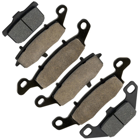 Front & Rear Brake Pads for Kawasaki VN1500 Vulcan 1500 Nomad Fi 1999 2000